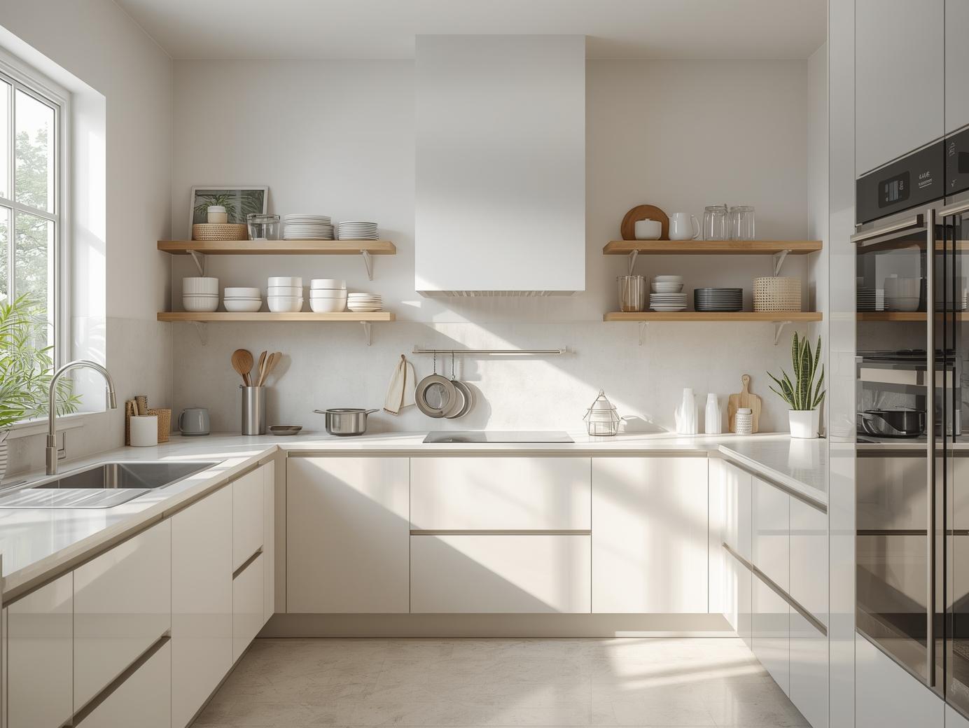 Organized kitchen after professional organization